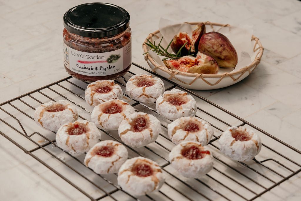 Rhubarb & Fig Jam Ricciarelli