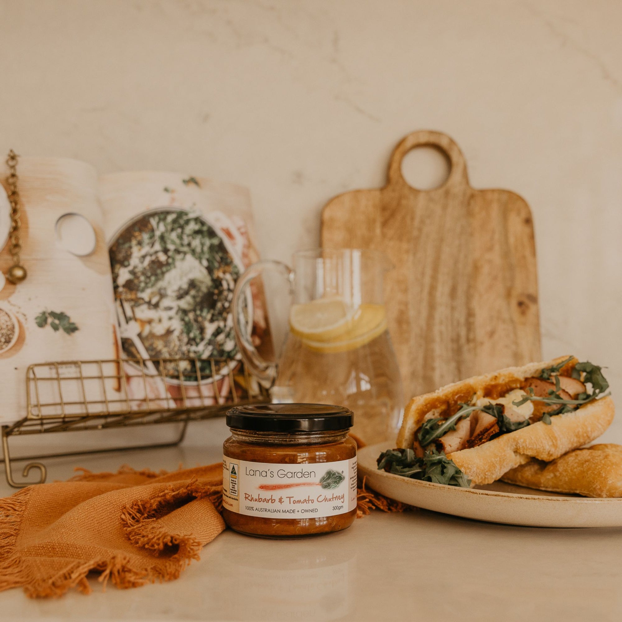 Rhubarb &amp; Tomato Chutney