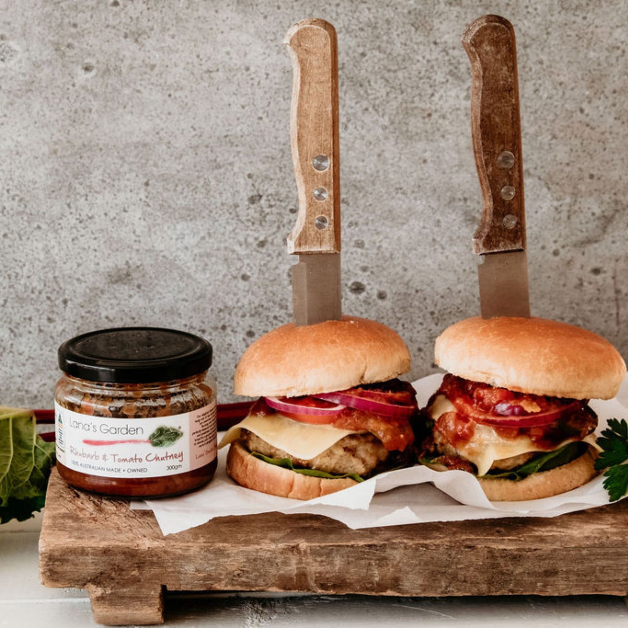 Rhubarb &amp; Tomato Chutney