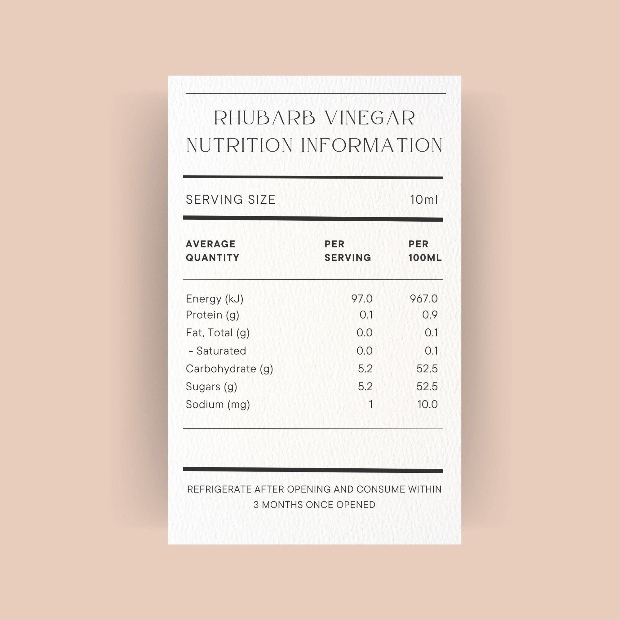Rhubarb Vinegar